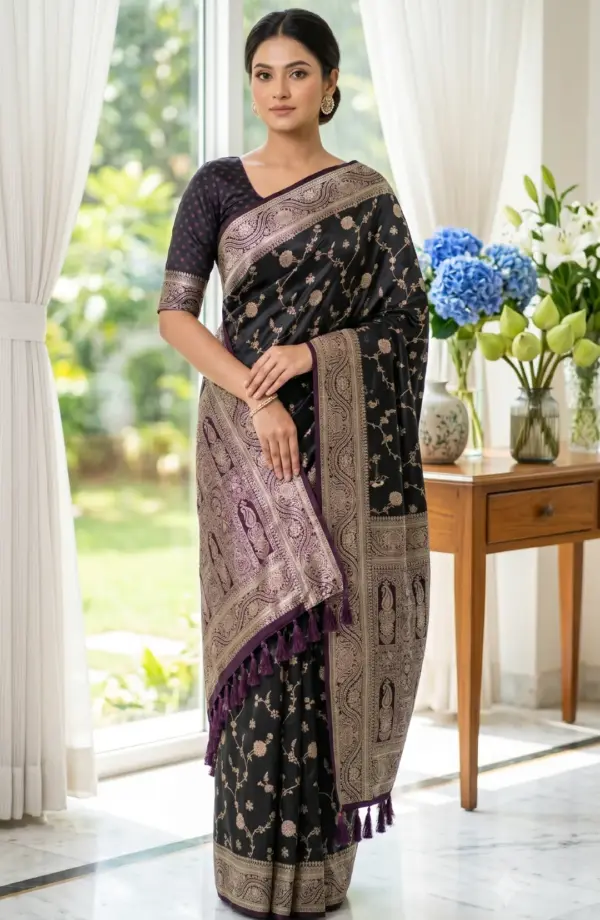 বেনারসি সিল্ক শাড়ি